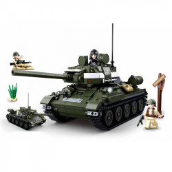 military moc ww2 t34 85 medium tank bricks toys