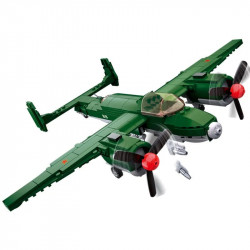 military moc ww2 tu-2 bomber aircraft bricks toys