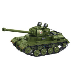 military motorized rc stalin ii js-2 heavy battle tank bricks toy