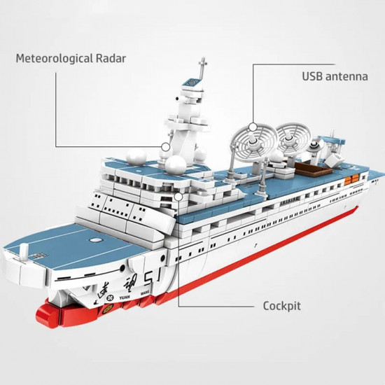 military survey vessel sea of stars research ship bricks toy military survey vessel sea of stars research ship bricks toy