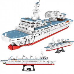 military survey vessel sea of stars research ship bricks toy
