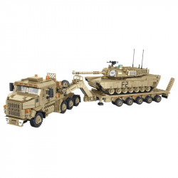 military tech moc m1070 armored vehicle bricks toy