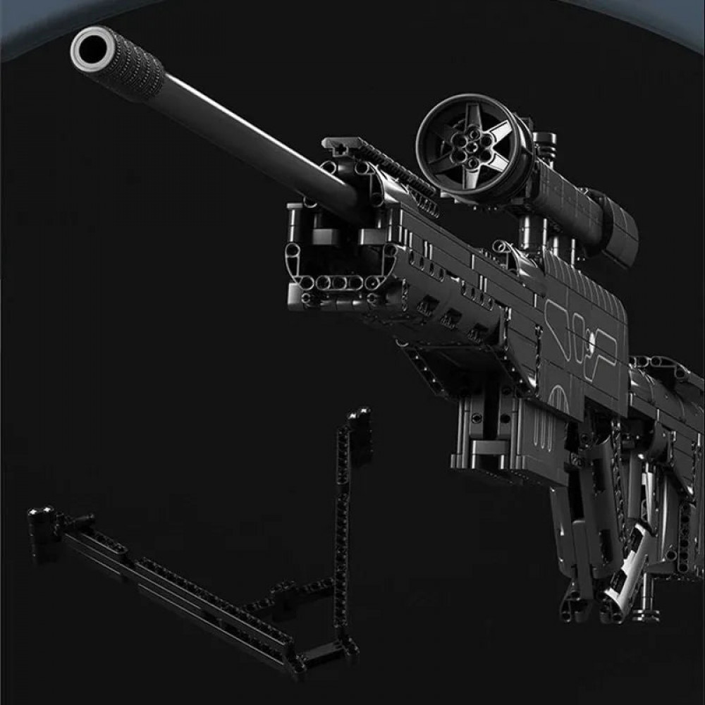 military weapon moc heavy duty sniper rifle bricks toy - military ...