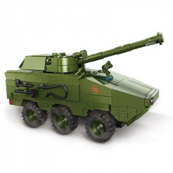 military ww2 armored canon vehicle bricks toy