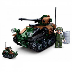 military ww2 german wiesel 1 airborne tank bricks toy