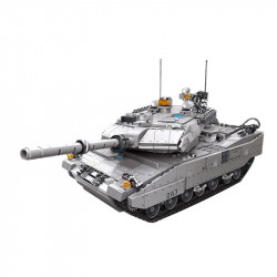 military ww2 leopard 2a7 main battle tank bricks toy