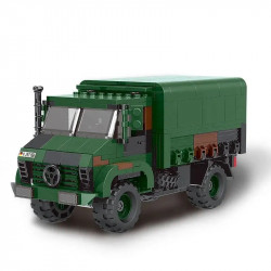 military ww2 moc unimog lkw 2t gl armored truck bricks toy