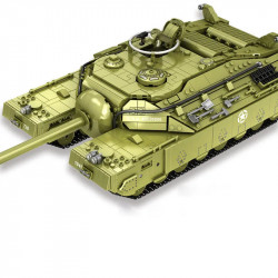 military ww2 moc usa army t28 heavy battle tank bricks toy