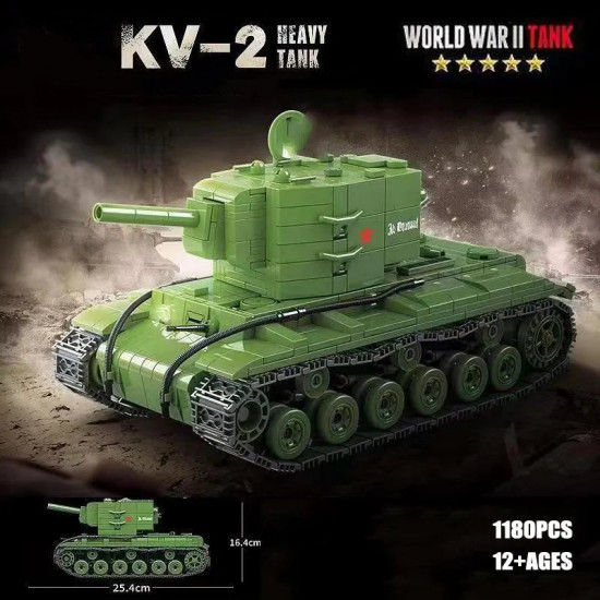 military ww2 soviet army kv-2 heavy tank bricks toy military ww2 soviet army kv-2 heavy tank bricks toy