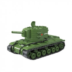 military ww2 soviet army kv-2 heavy tank bricks toy