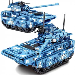military ww2 ztd-05 infantry assault vehicle bricks toy