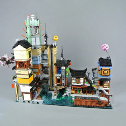 moc 06083 ninjago city docks harbor bricks kids toys