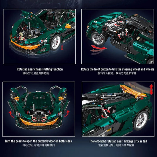 moc 13091 rc app motorized hypercar p1 racing car bricks toys moc 13091 rc app motorized hypercar p1 racing car bricks toys