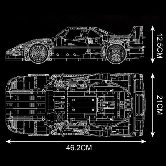 moc 13095p rc ferrari f40 racing sports car bricks toys moc 13095p rc ferrari f40 racing sports car bricks toys