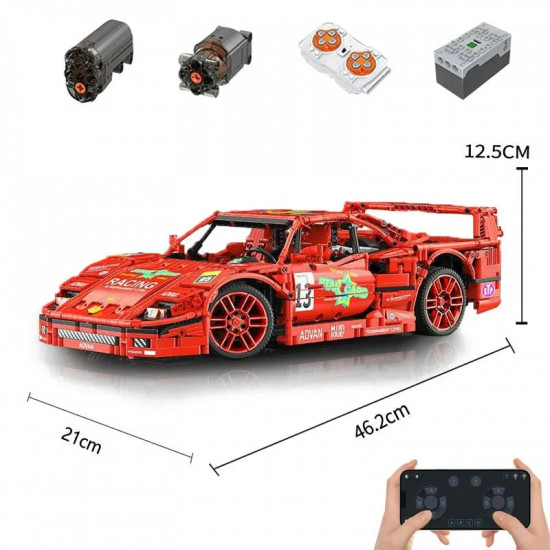 moc 13095p rc ferrari f40 racing sports car bricks toys moc 13095p rc ferrari f40 racing sports car bricks toys