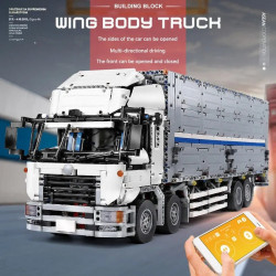 moc 13139 app motorized rc heavy wing body truck bricks toy