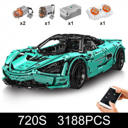 moc 13167d rc mclaren 720s sports racing car bricks toys