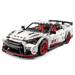 moc 13172 nissan gtr coupe sports racing car bricks toy