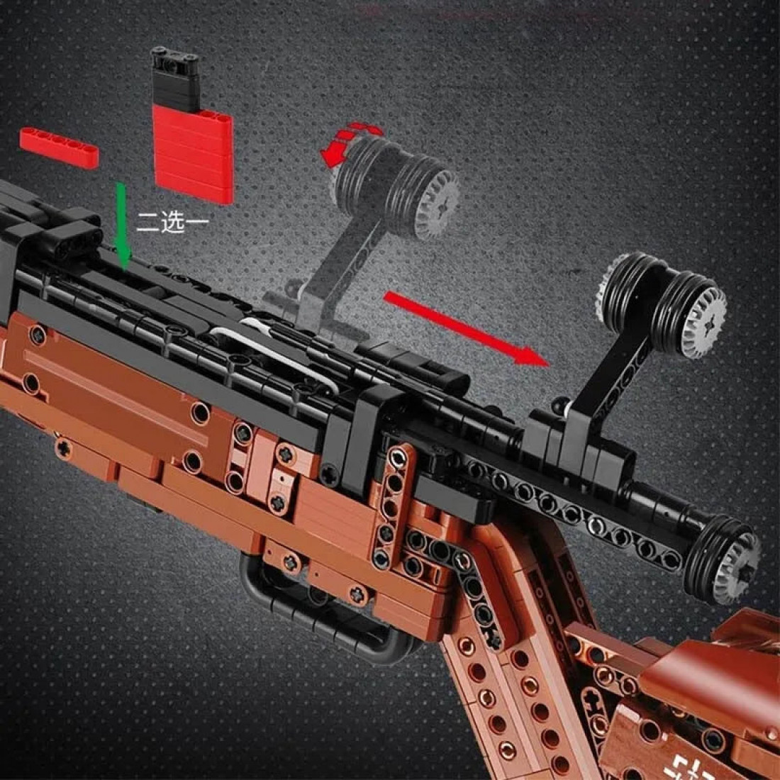 moc 14002 military mauser 98k sniper rifle bricks toys - moc-14002 ...