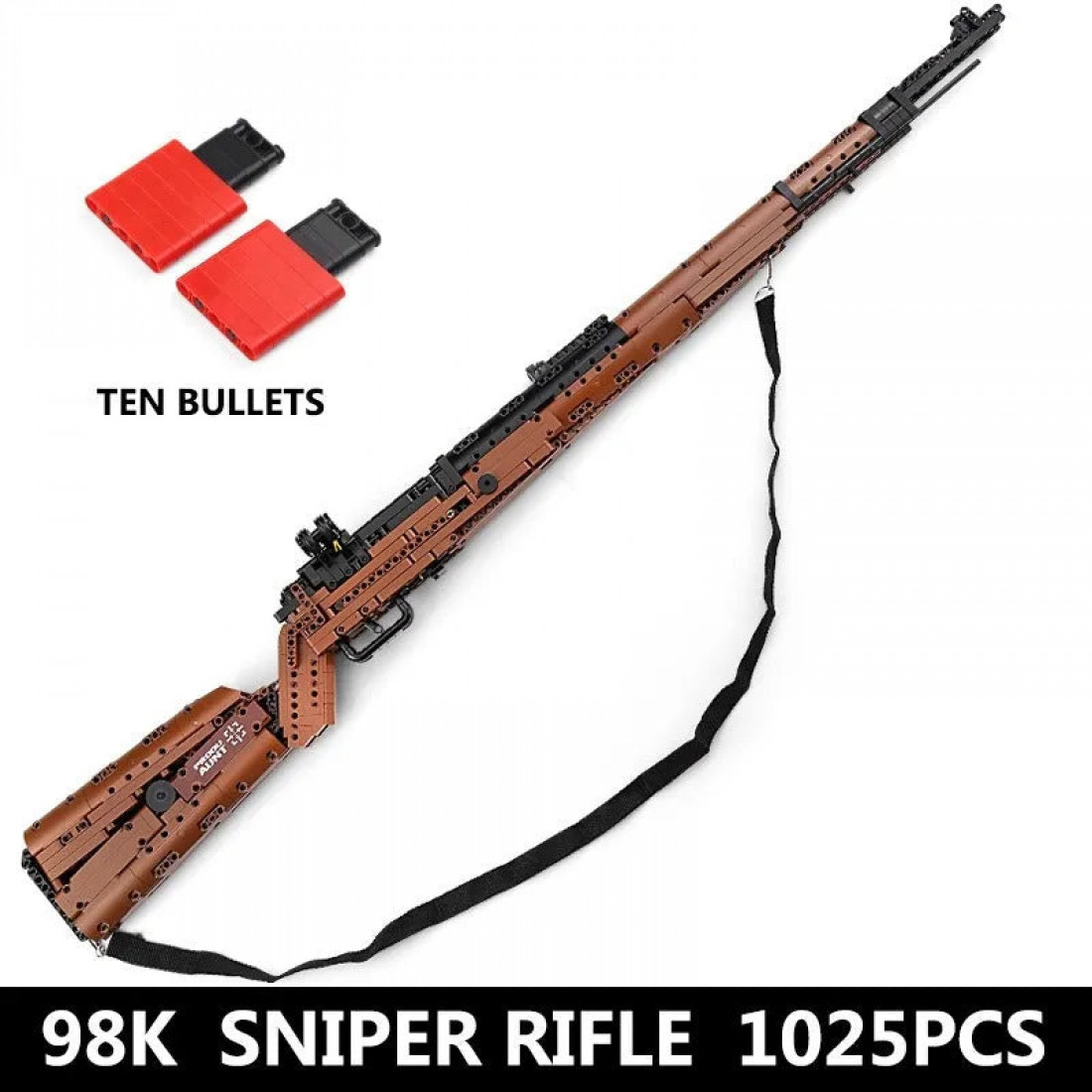 moc 14002 military mauser 98k sniper rifle bricks toys - moc-14002 ...