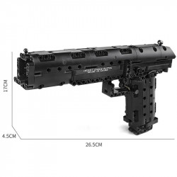 moc 14004 military desert eagle pistol gun bricks toys