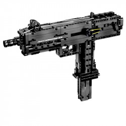 moc 14012 military ingram m10 sub machine gun bricks toy