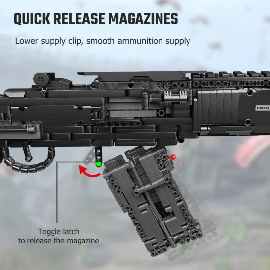 moc 14026 military mk14 battle assault rifle gun bricks toy moc 14026 military mk14 battle assault rifle gun bricks toy