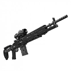 moc 14026 military mk14 battle assault rifle gun bricks toy