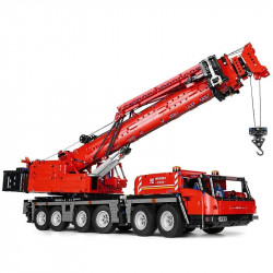 moc 17013 tech rc gmk heavy mobile crane truck bricks toys