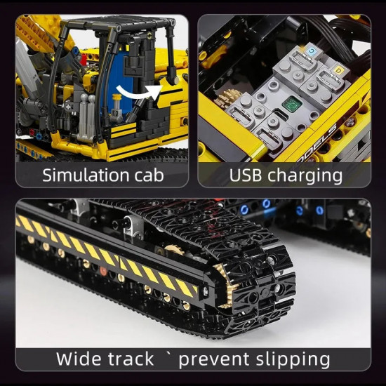 moc 17032 motorized rc crawler excavator bricks toy moc 17032 motorized rc crawler excavator bricks toy
