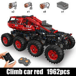 moc 18030 rc heavy firefox climbing truck bricks toys