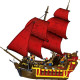 moc 1805 pirates of the caribbean red pirate ship bricks toy moc 1805 pirates of the caribbean red pirate ship bricks toy