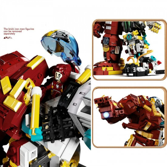 moc 2081 iron hero avengers mk44 hulkbuster bricks toy moc 2081 iron hero avengers mk44 hulkbuster bricks toy
