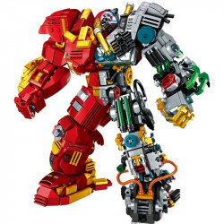 moc 2081 iron hero avengers mk44 hulkbuster bricks toy