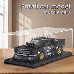 moc 27024 mini 1965 muscle mustang racing car bricks toys