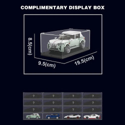 moc 27028 mini hong qi hs9 racing super car bricks toys