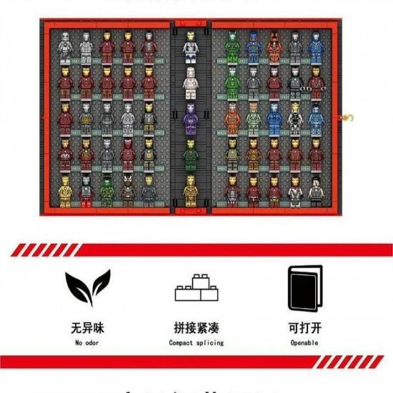 moc 3301 super hero movie marvel iron book bricks toys moc 3301 super hero movie marvel iron book bricks toys