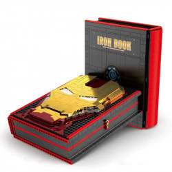moc 3301 super hero movie marvel iron book bricks toys