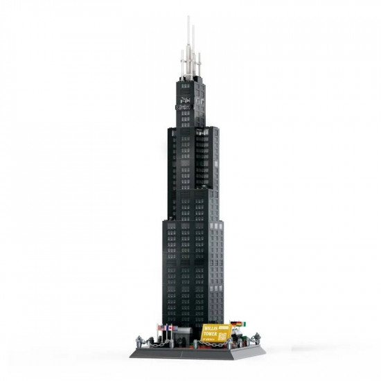 moc 5228 architecture chicago willis tower bricks toy moc 5228 architecture chicago willis tower bricks toy
