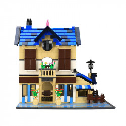 moc 5311 architecture french country lodge bricks toy