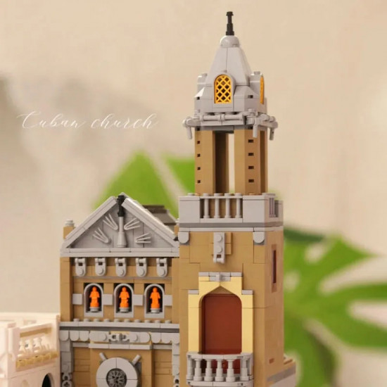 moc 6021 street city church of cuba modular mini bricks toy moc 6021 street city church of cuba modular mini bricks toy