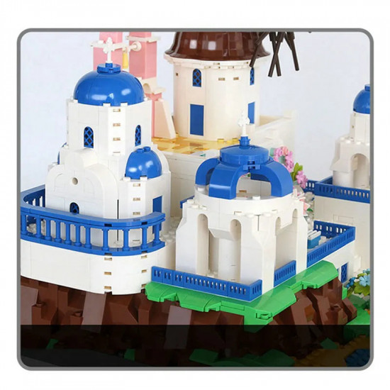 moc 6230 architecture santorini island modern villa bricks toys moc 6230 architecture santorini island modern villa bricks toys