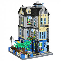 moc 6310 architecture the garden coffee house bricks toy