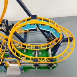 moc 66503 creator expert motorized loop roller coaster bricks toys