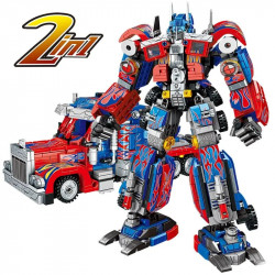 moc 7013 deformation optimus robot bricks toys
