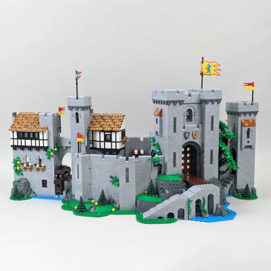 moc 85666 creator experts lion knight castle bricks toy moc 85666 creator experts lion knight castle bricks toy