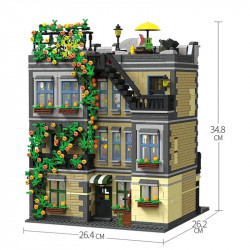moc 89107 expert lions pub club house bricks toys