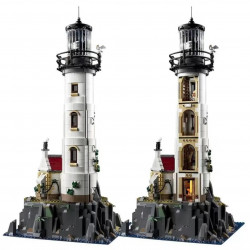 moc 92882 ideas motorized light house bricks toys
