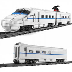 moc app motorized rc crh2 high-speed train bricks toy