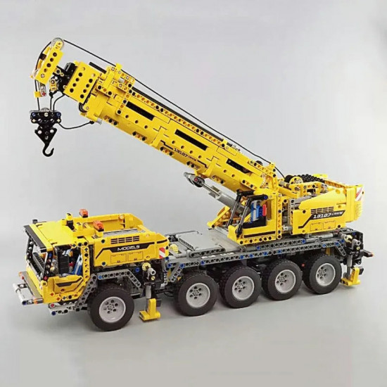 moc app motorized rc heavy mobile lift crane truck bricks toy moc app motorized rc heavy mobile lift crane truck bricks toy